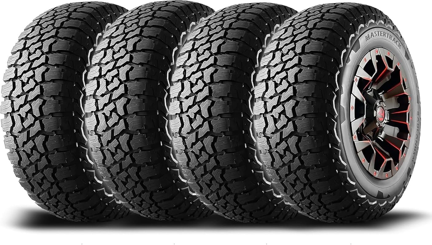 Set of 4 Mastertrack BADLANDS AT All-Terrain Tires in 235/75R15 with 1