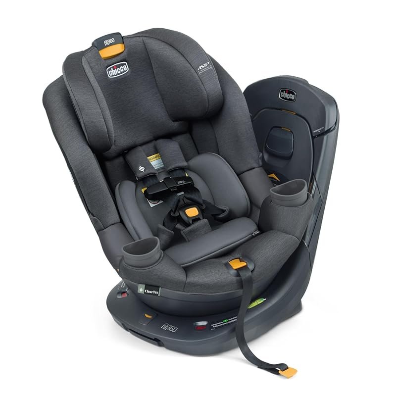 Chicco Fit360 ClearTex Rotating Convertible Car Seat with 360-Degree R