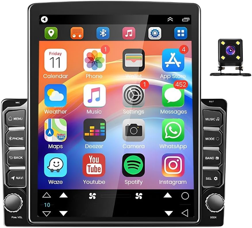 9.7-Inch Car Stereo for Nissan 350Z with Wireless CarPlay, Android Aut