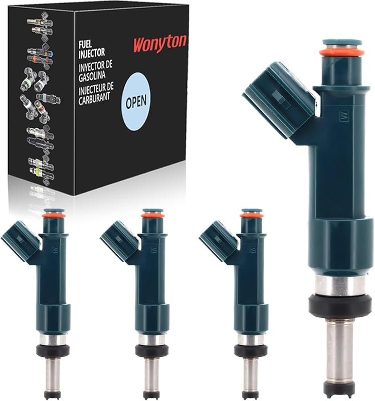 Four 12-Hole Fuel Injectors for Toyota Prius and Lexus CT200h 1.8L Eng