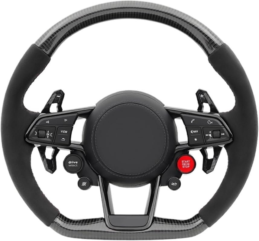 Carbon Steering Wheel with Drive Select Buttons for Audi A Series S Se
