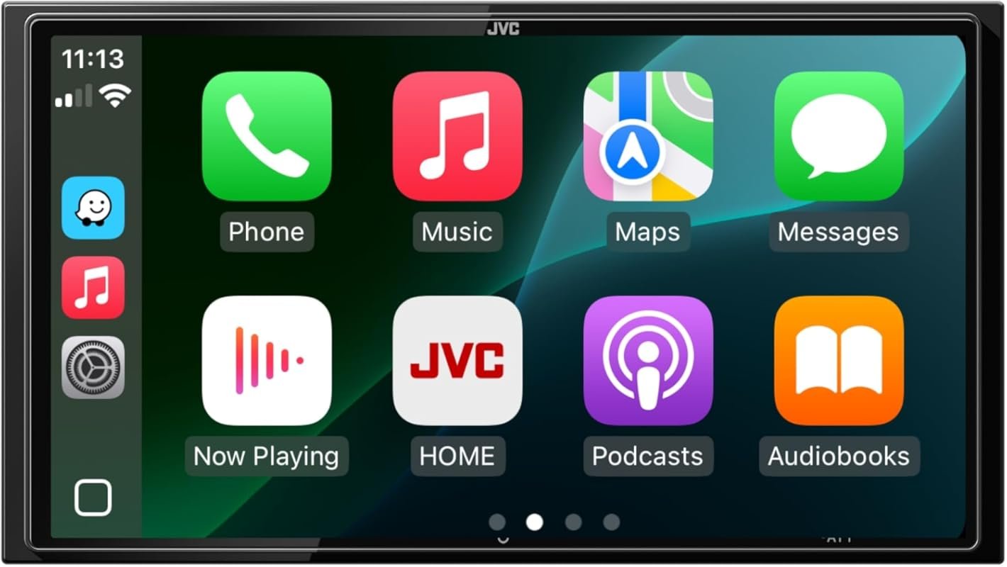 JVC KW-M795BW 7-Inch HD Touchscreen Car Stereo with Wireless Apple Car