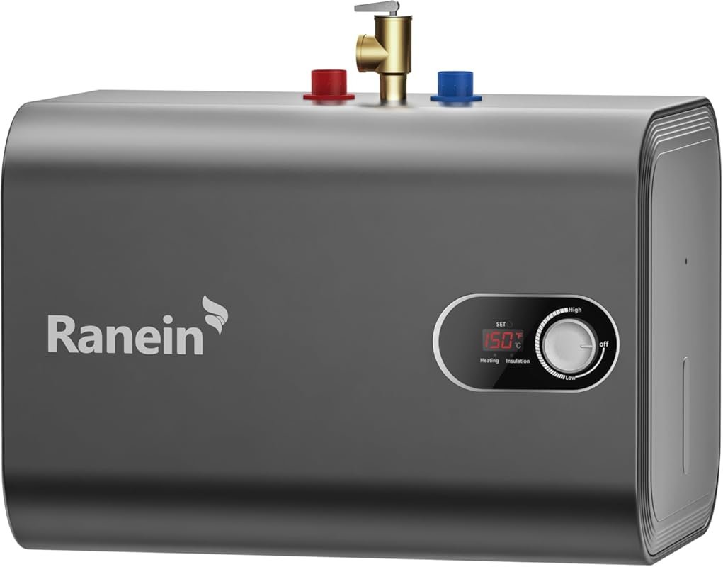 Ranein Gen II 7-Gallon Electric Mini-Tank Water Heater 120V for RV and