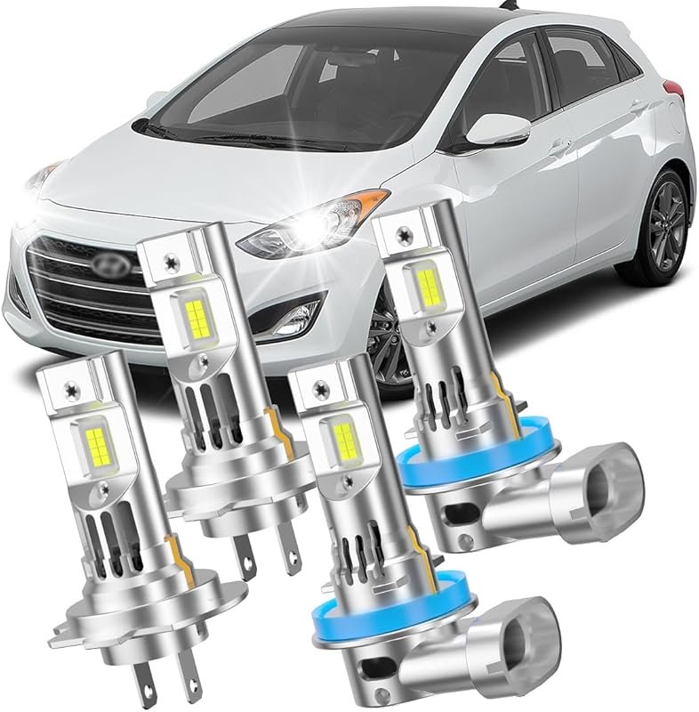 H7-H11 Fit for Hyundai Elantra GT  1:1 Upgrade Plug and Play LED Light