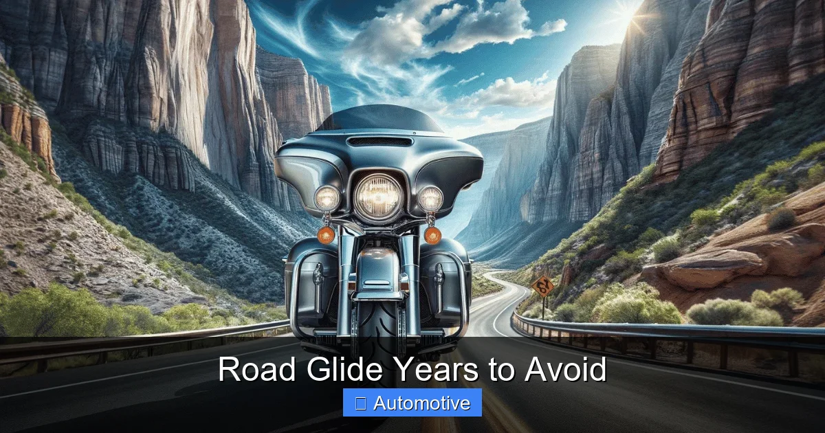 Road Glide Years to Avoid