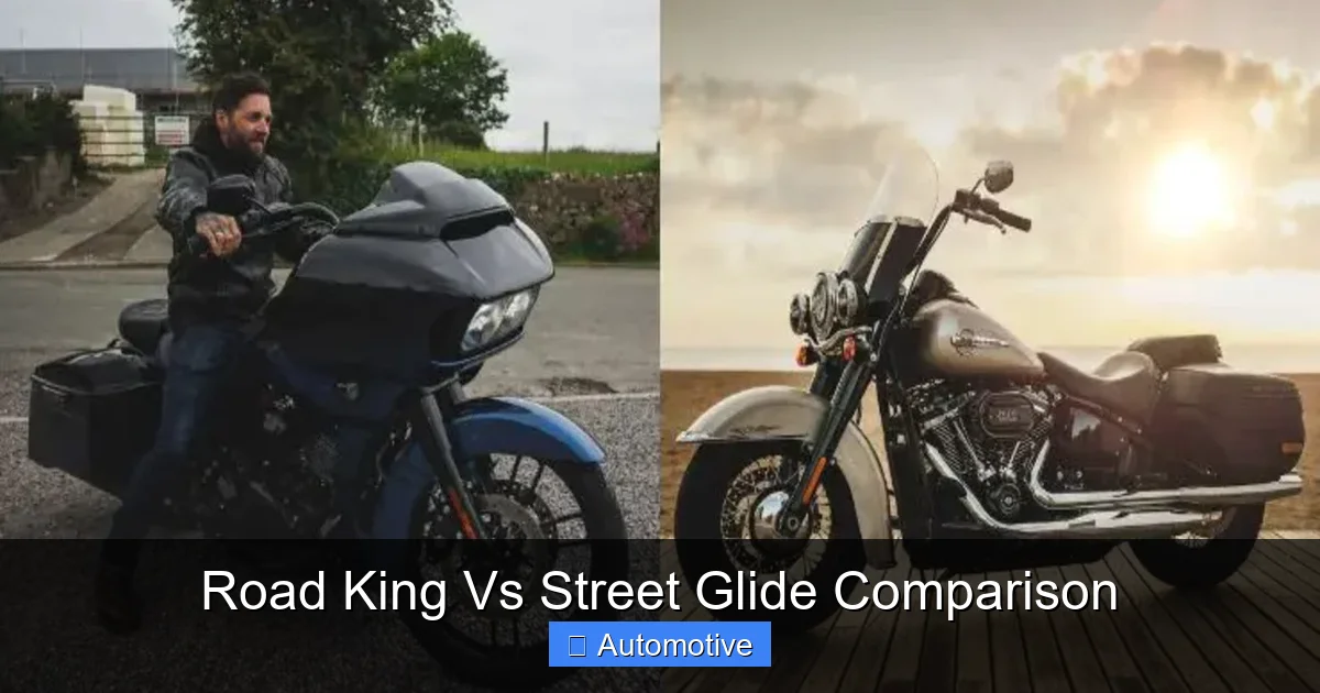Road King Vs Street Glide Comparison