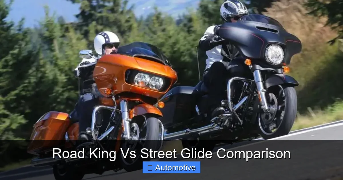 Road King Vs Street Glide Comparison