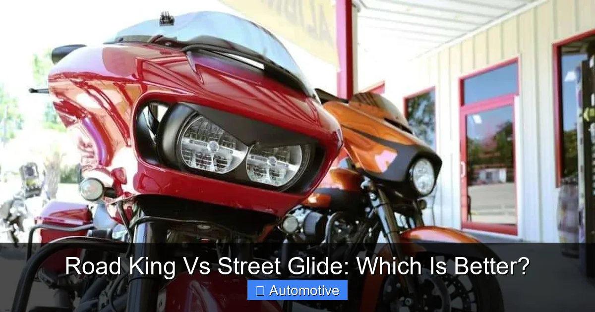 Road King Vs Street Glide: Which Is Better?