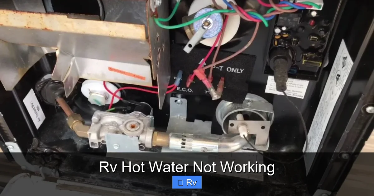 Rv Hot Water Not Working