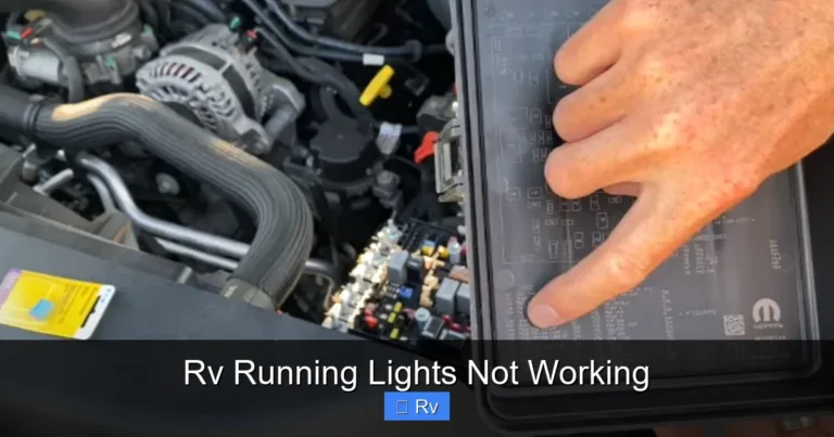 Rv Running Lights Not Working