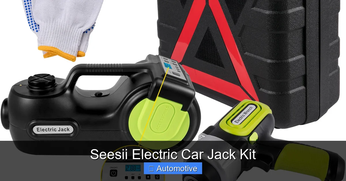 Seesii Electric Car Jack Kit