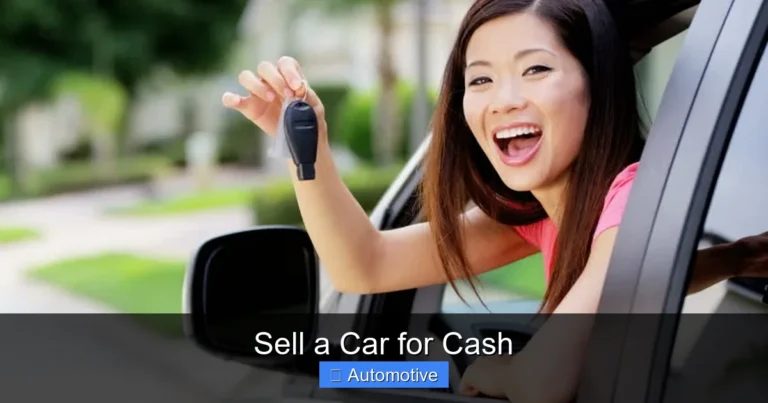 Sell a Car for Cash