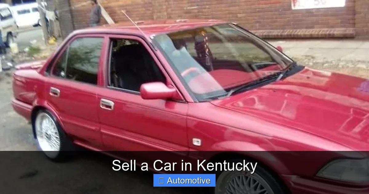 Sell a Car in Kentucky