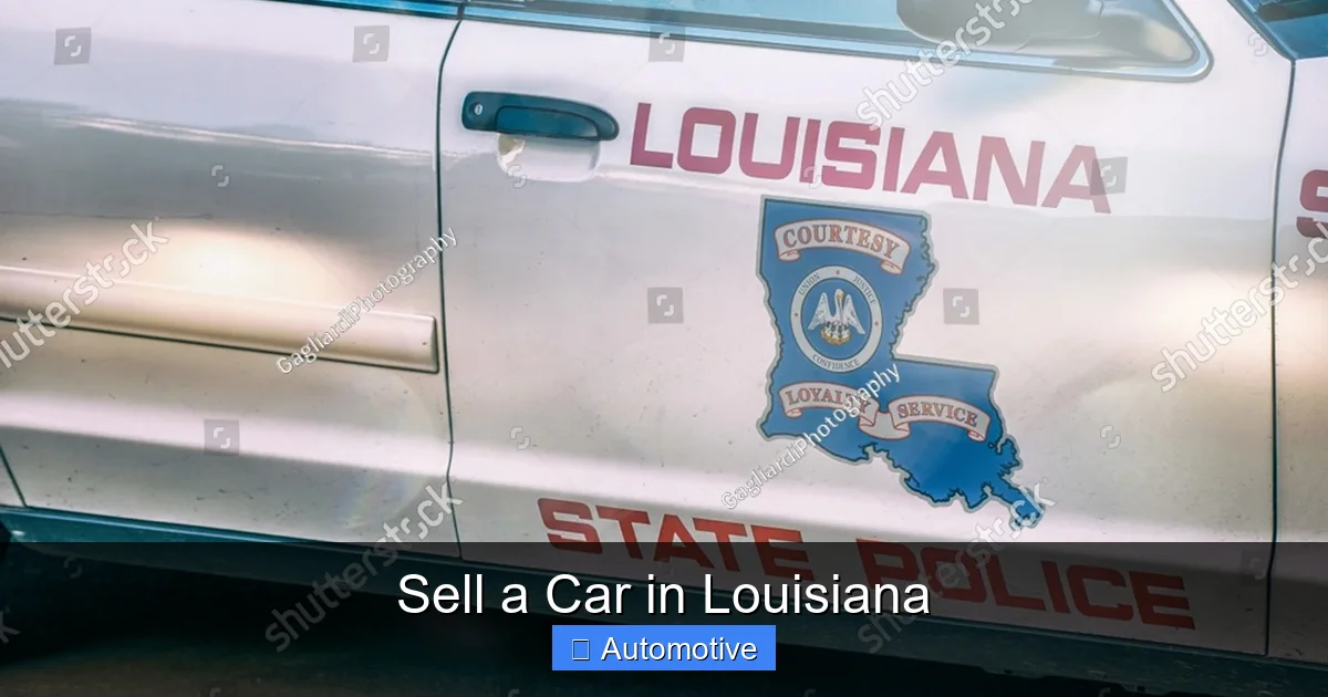 Sell a Car in Louisiana