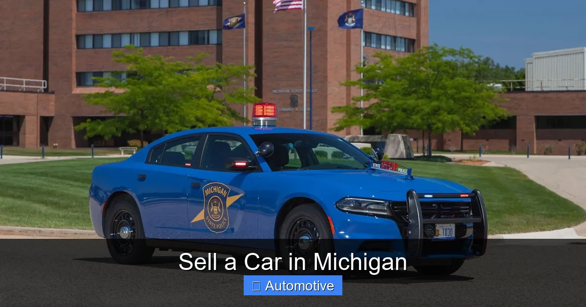 Sell a Car in Michigan
