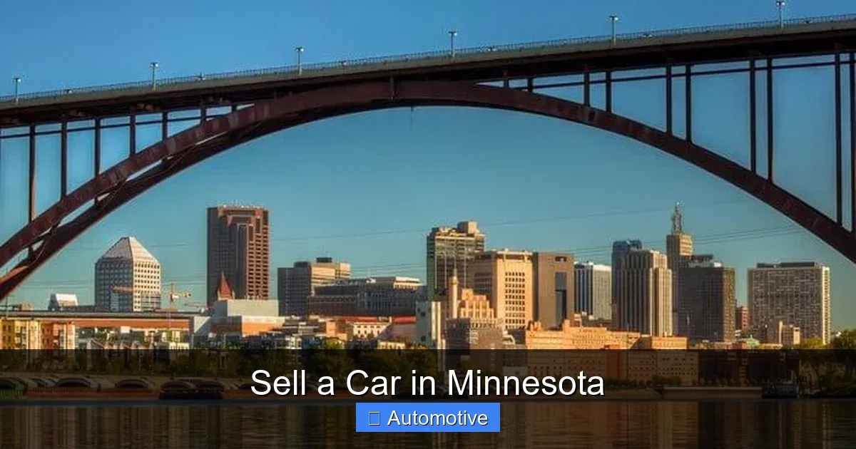 Sell a Car in Minnesota