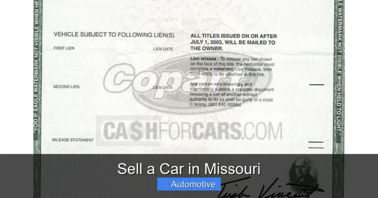 Sell a Car in Missouri