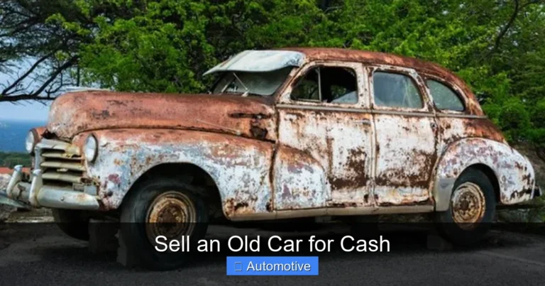 Sell an Old Car for Cash