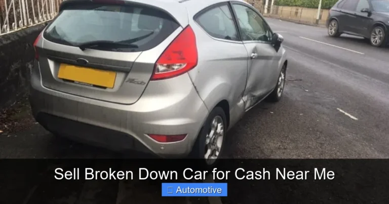 Sell Broken Down Car for Cash Near Me