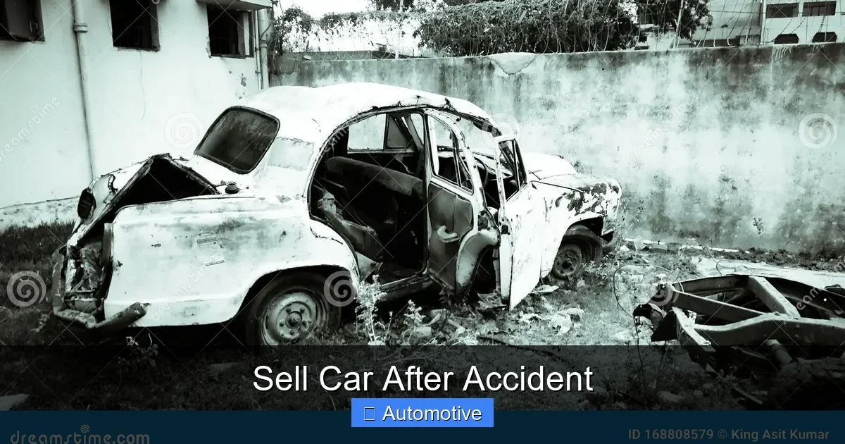 Sell Car After Accident