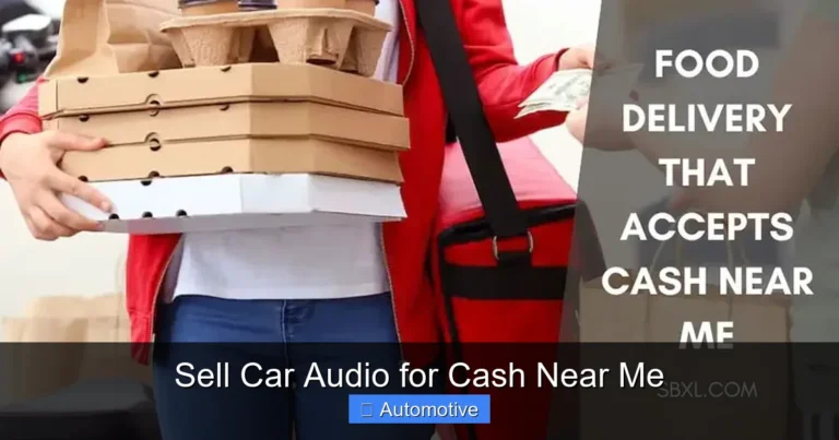 Sell Car Audio for Cash Near Me