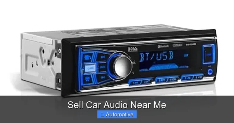 Sell Car Audio Near Me
