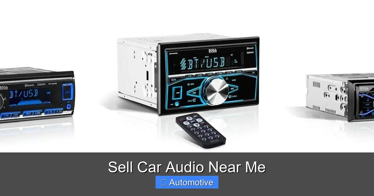 Sell Car Audio Near Me