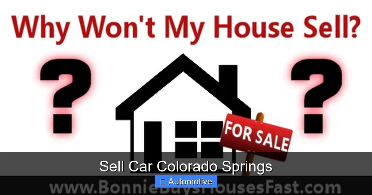 Sell Car Colorado Springs