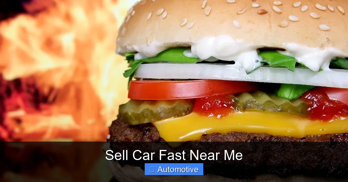 Sell Car Fast Near Me
