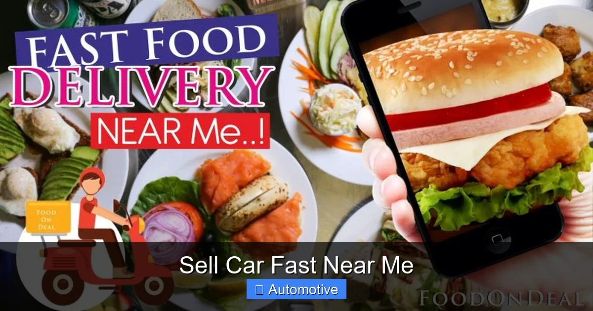 Sell Car Fast Near Me