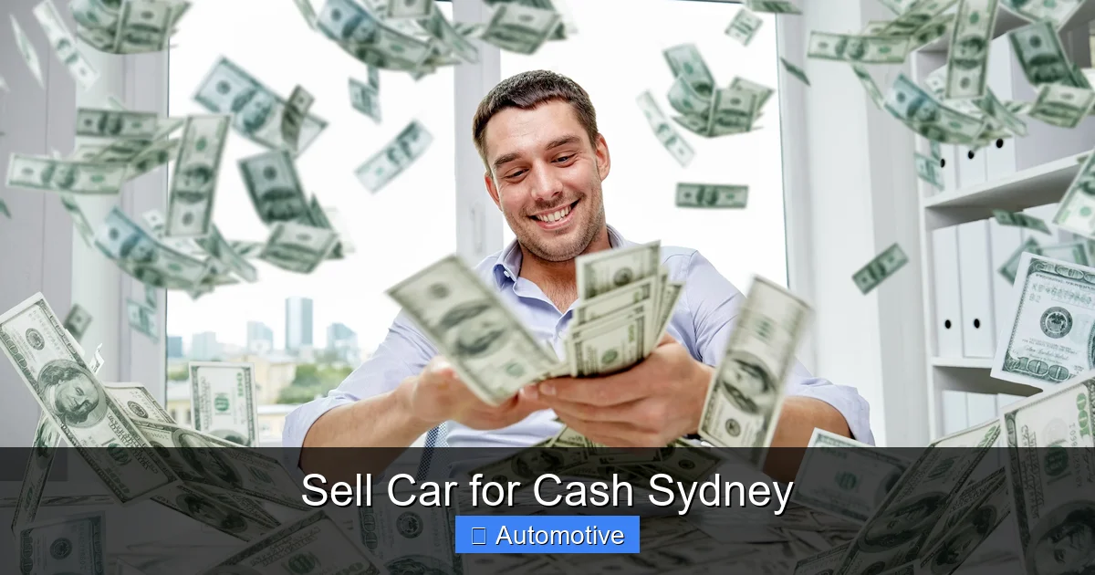 Sell Car for Cash Sydney