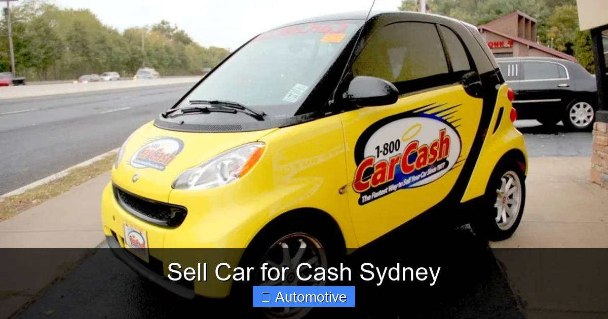 Sell Car for Cash Sydney