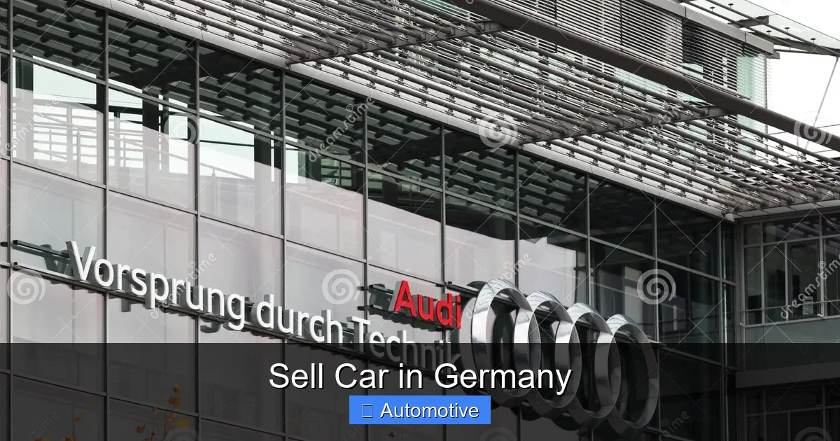 Sell Car in Germany