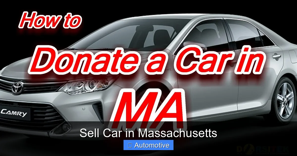 Sell Car in Massachusetts