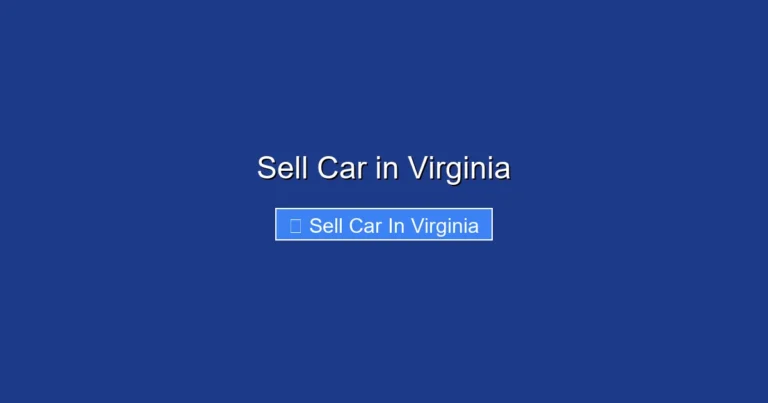 Sell Car in Virginia