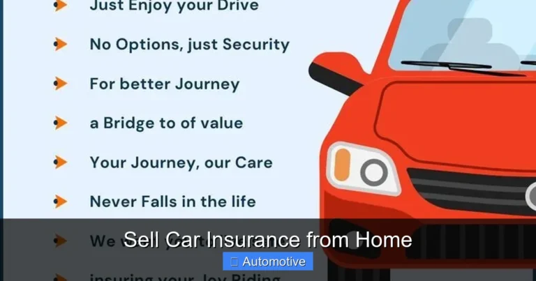 Sell Car Insurance from Home