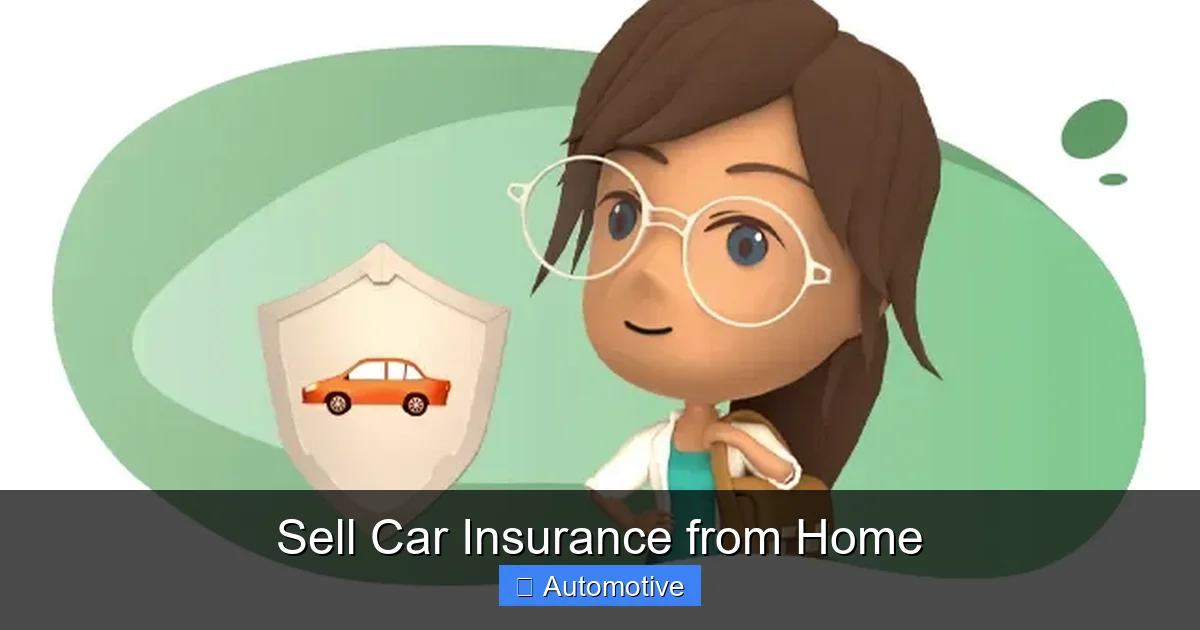 Sell Car Insurance from Home