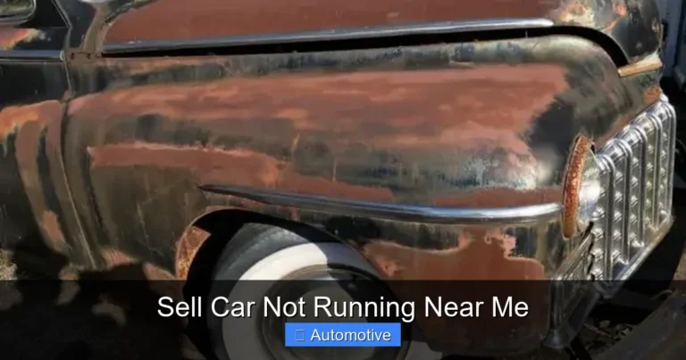 Sell Car Not Running Near Me