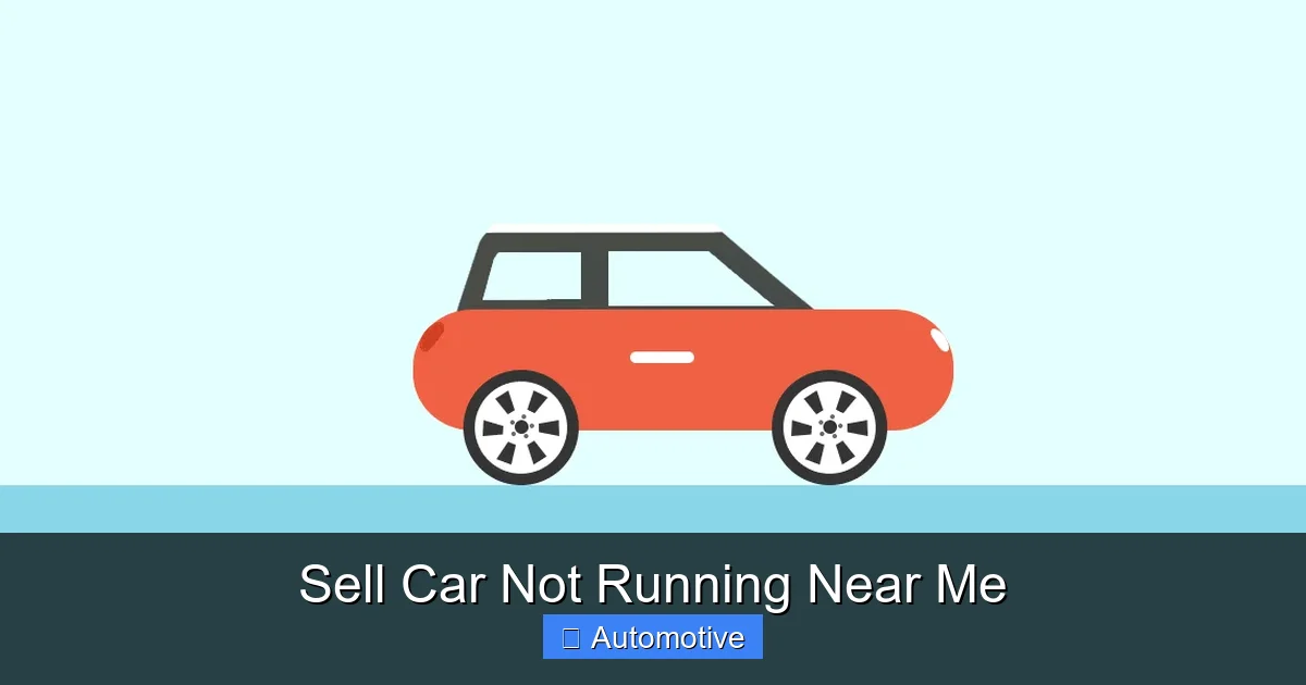 Sell Car Not Running Near Me