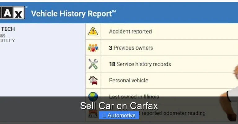 Sell Car on Carfax