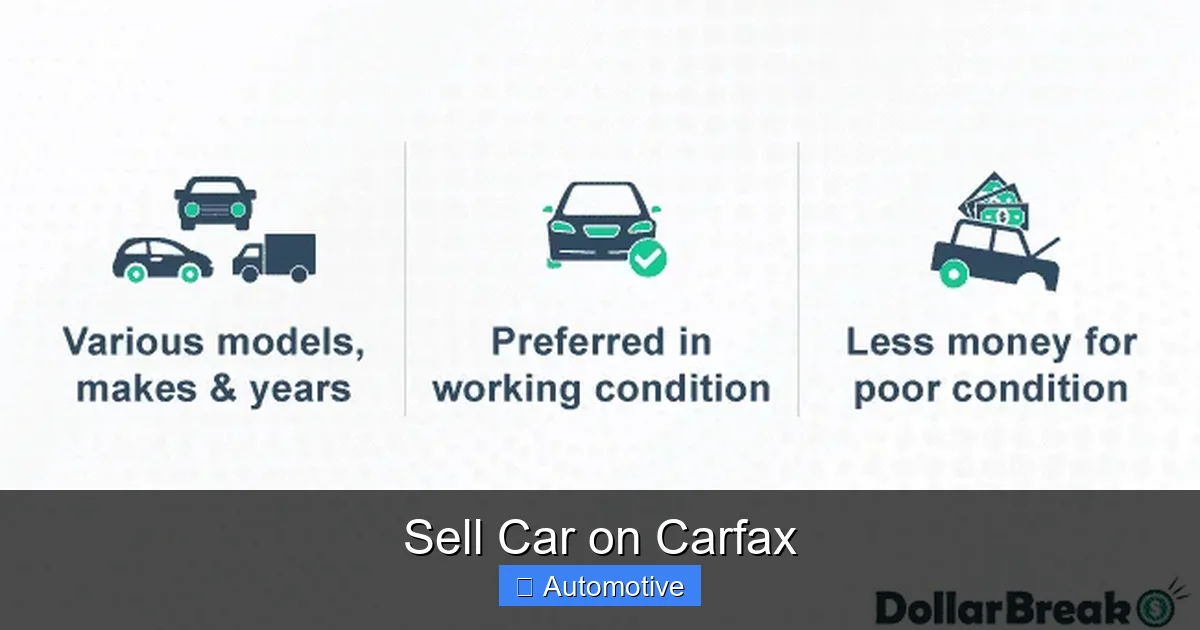 Sell Car on Carfax