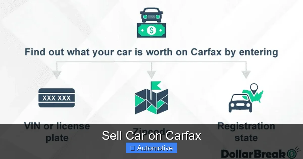 Sell Car on Carfax