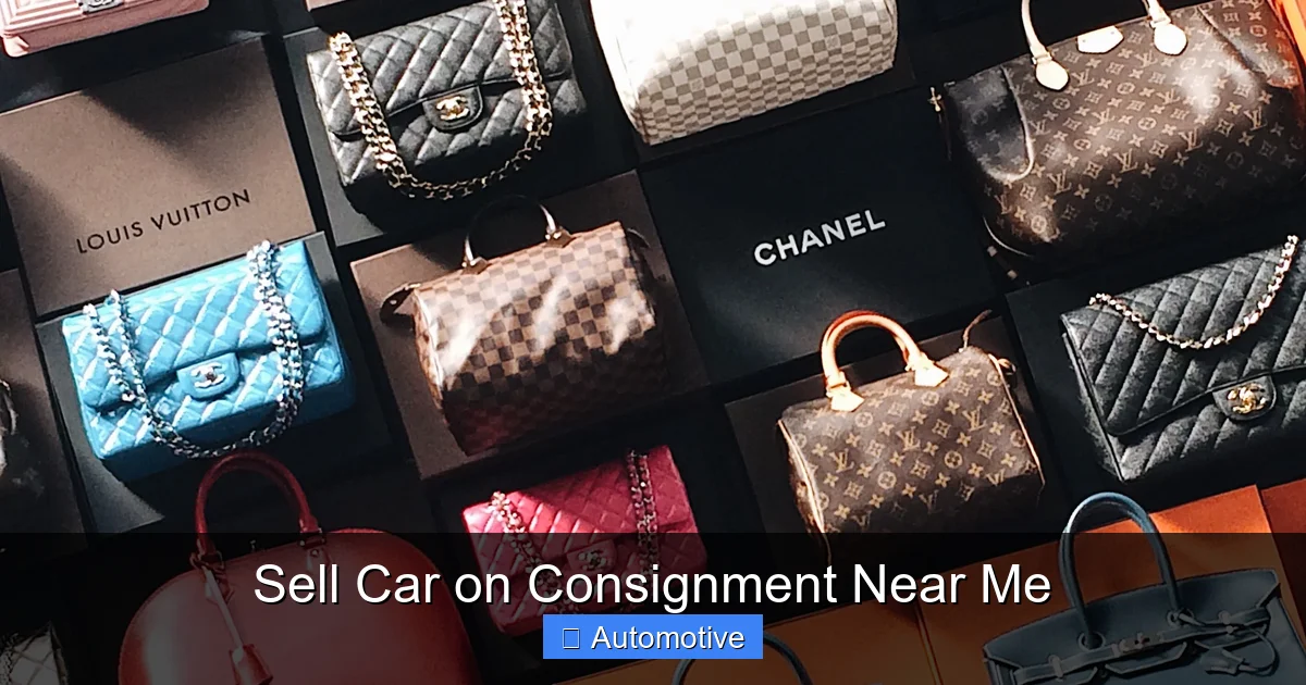 Sell Car on Consignment Near Me