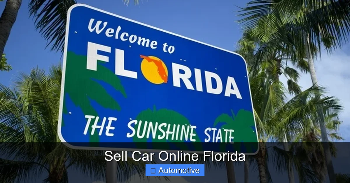 Sell Car Online Florida