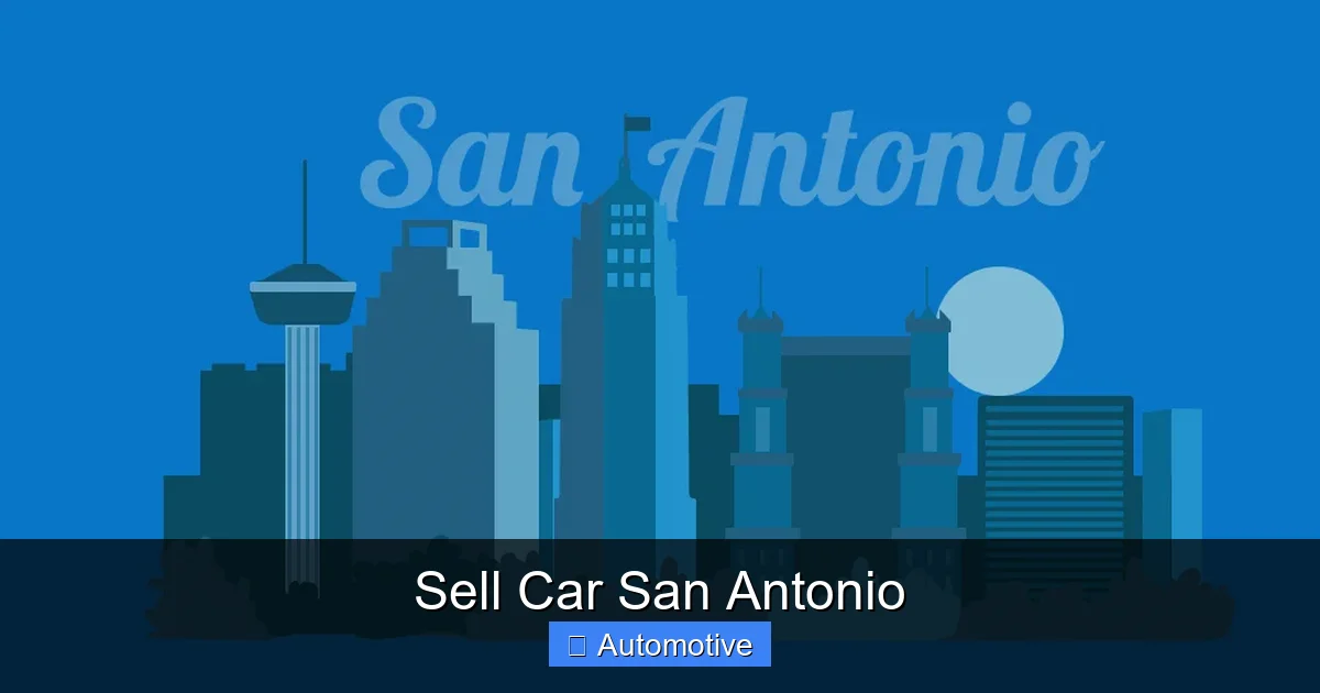 Sell Car San Antonio