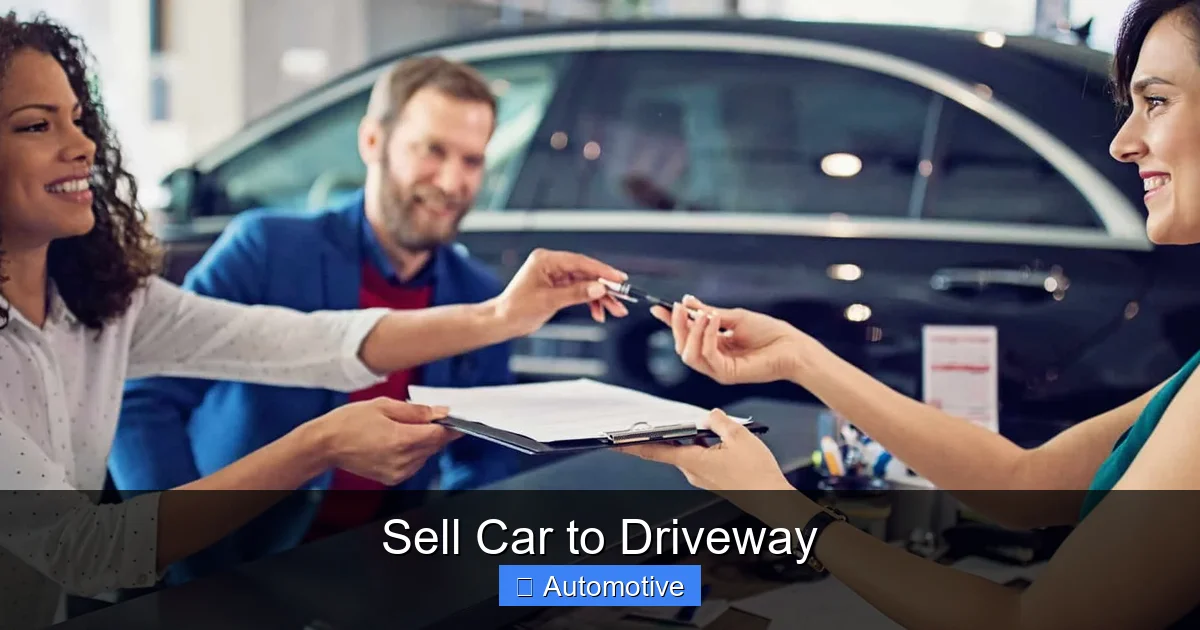 Sell Car to Driveway