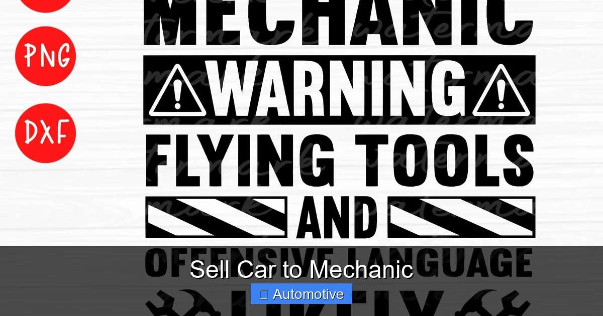 Sell Car to Mechanic