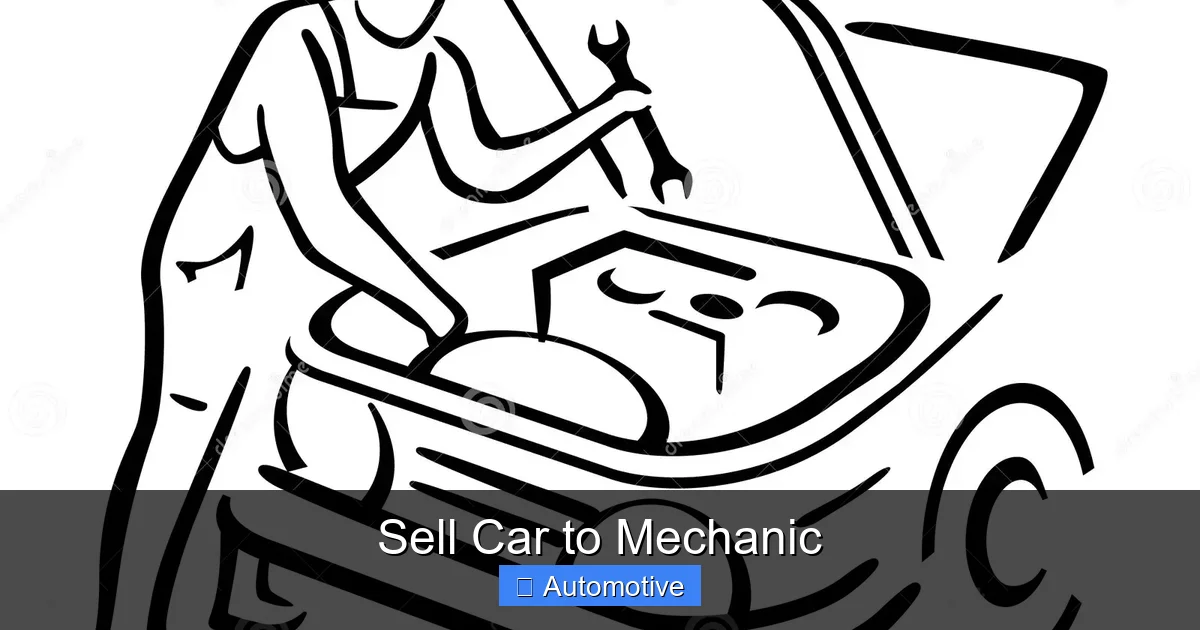 Sell Car to Mechanic