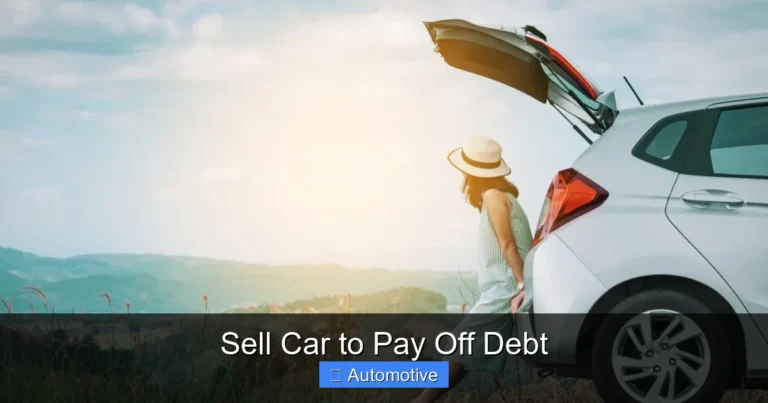Sell Car to Pay Off Debt