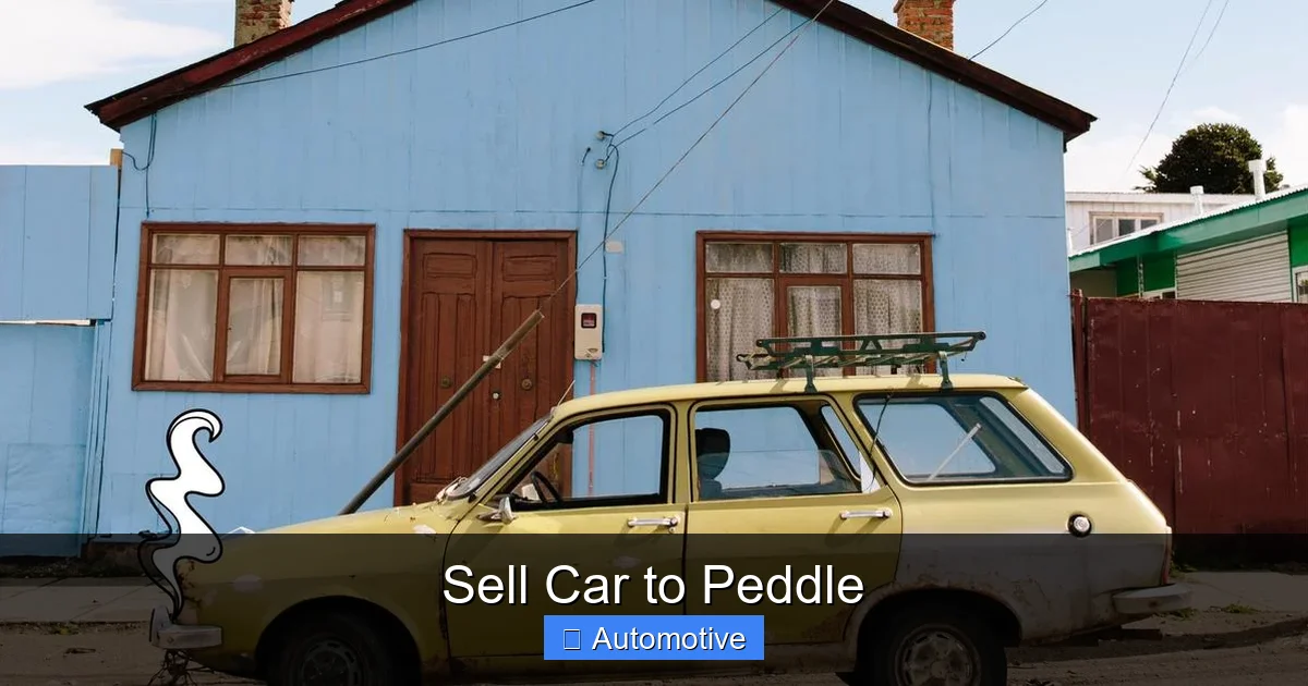 Sell Car to Peddle